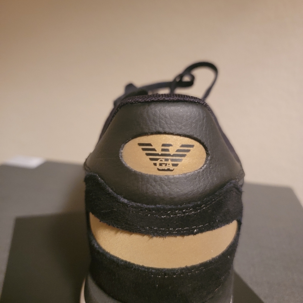 Emporio Armani EA7 Sneaker men logo black shoes